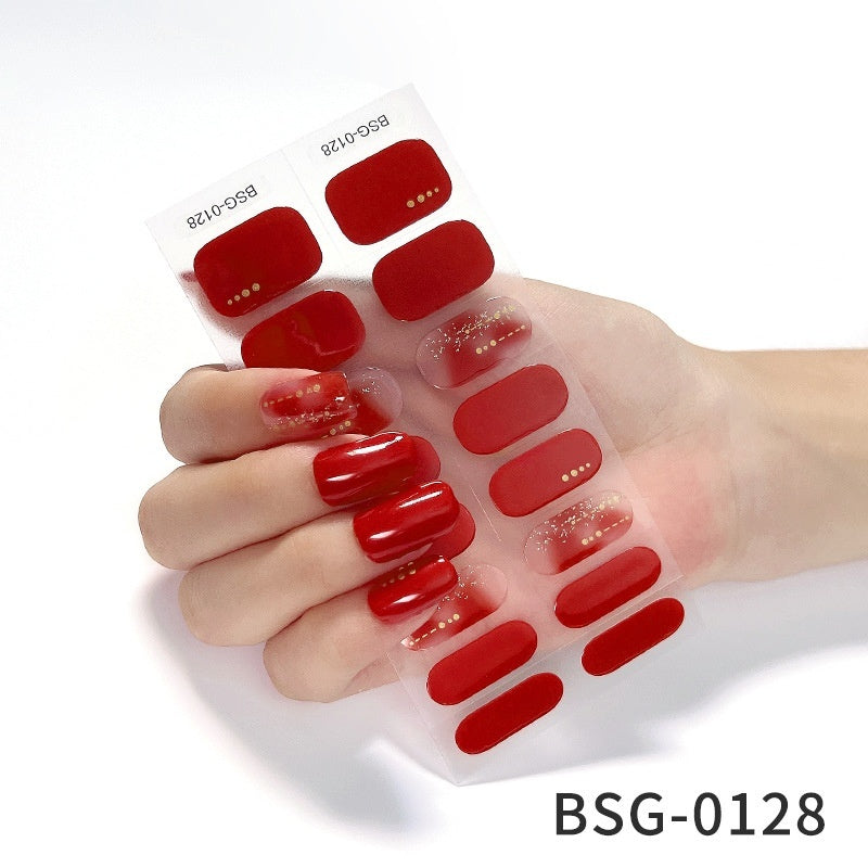 Gel Nail Stickers 3d Phototherapy