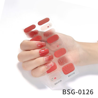 Gel Nail Stickers 3d Phototherapy