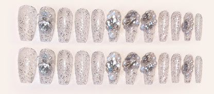 Rhinestone Manicure Wear Nail Pure Desire Wind Nail Patch Wear Nail Diamond Nail Stickers