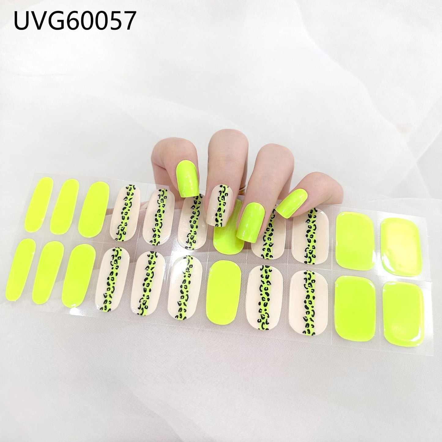 Blush Nail Stickers Uv Semi-baked Gel