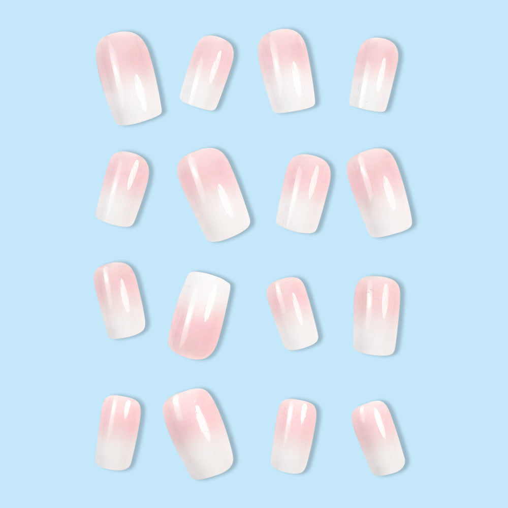 Sweet Style Jelly Powder Gradient Nail Stickers