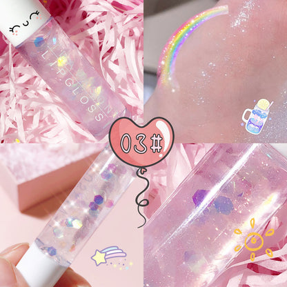 Beads Transparent Pearlescent White Base Lip Gloss Transparent Lip Gloss Nourishing Moisturizing Lip Gloss