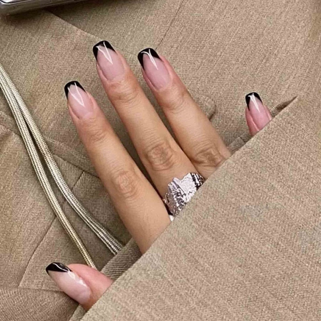 Wear Nail Manicure Fake Nail Tip Stickers Finished Product Nail Tip Frosted Ballet Nail Sticker