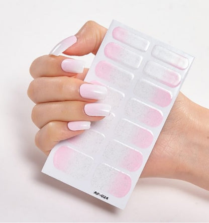 Autocollants pour ongles, colle pour vernis à ongles, autocollants pour ongles complets