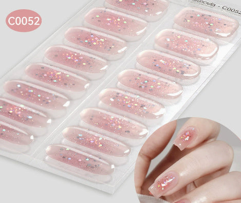 Nail Stickers UV Gel Nail Sticker Semi-curing