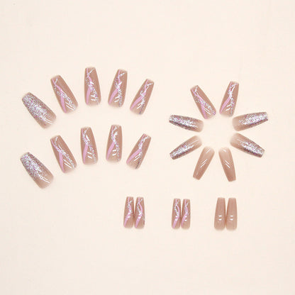 Fashion Mid-length Ballet Girl Fake Nails