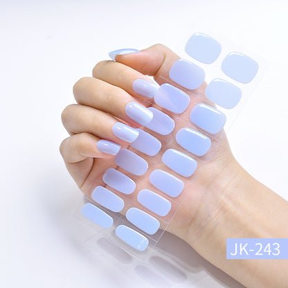 Autocollants pour ongles en forme d'œil de chat transparent glacé Aurora Wear