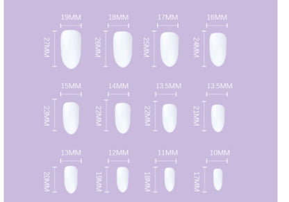 Women's Fashion Simple Nail Stickers Detachable