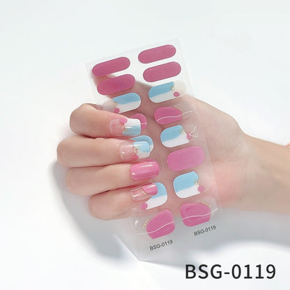 Gel Nail Stickers 3d Phototherapy