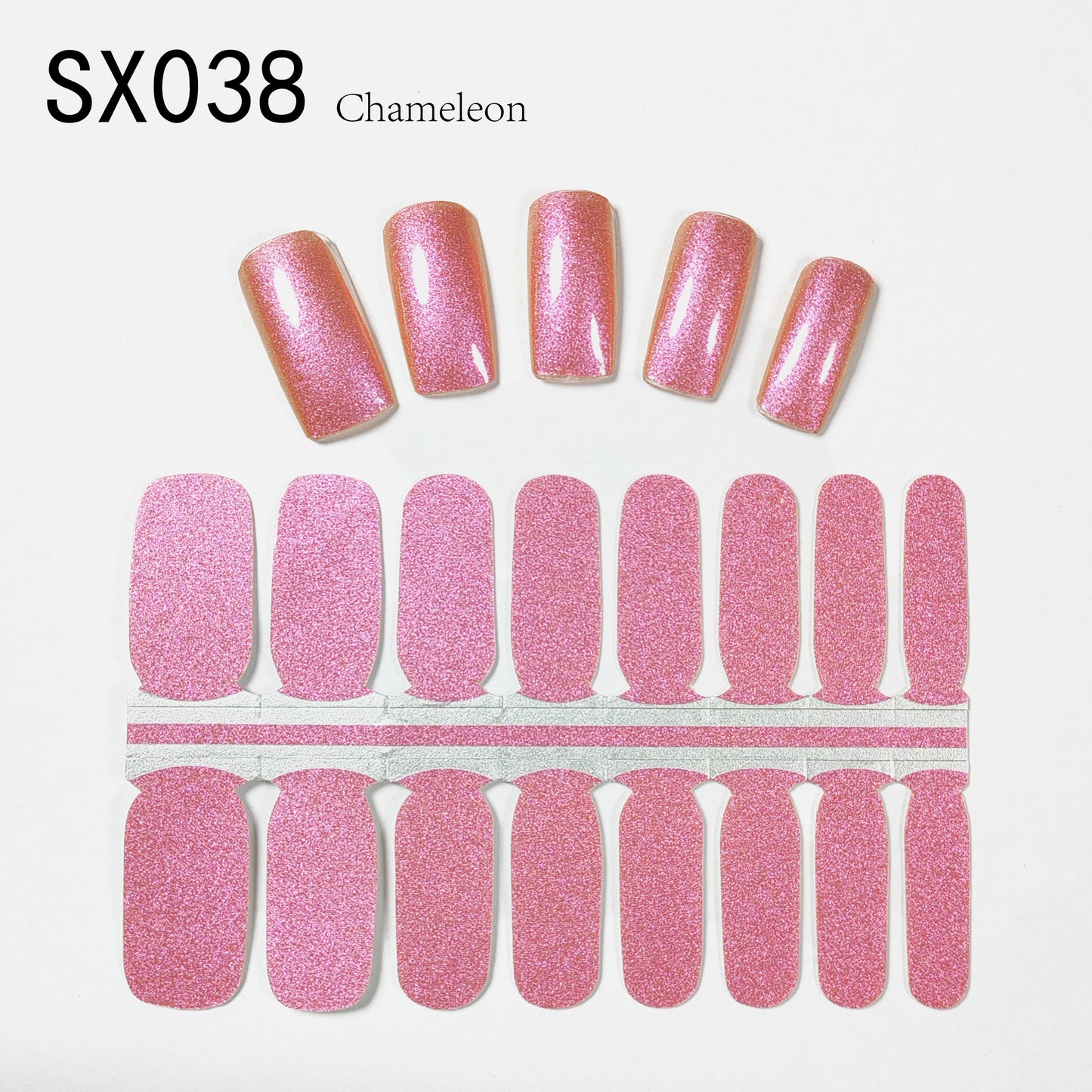 Starry Sky Nail Stickers Oil Film Color Changing