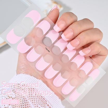 Fashion Semi-curing Phototherapy Nail Stickers