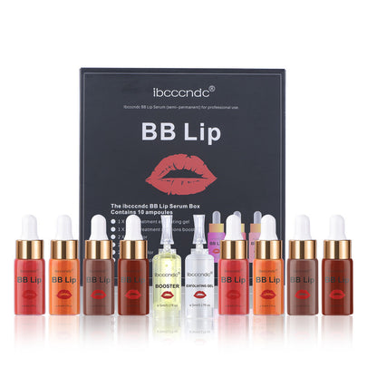 Nouveau coffret cadeau de brillant à lèvres à micro-aiguilles BB LIP