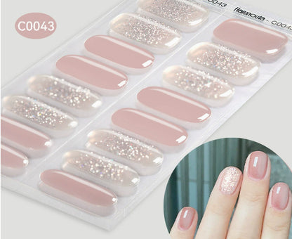 Nail Stickers UV Gel Nail Sticker Semi-curing