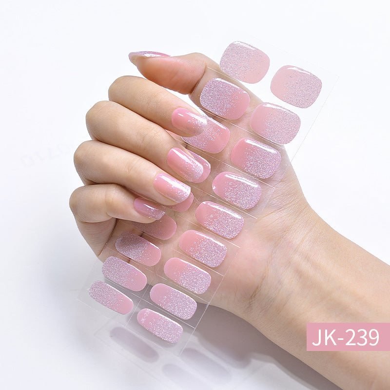 Autocollants pour ongles en forme d'œil de chat transparent glacé Aurora Wear