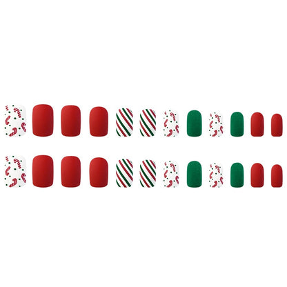 Christmas Wear Fake Nails Nail Sticker