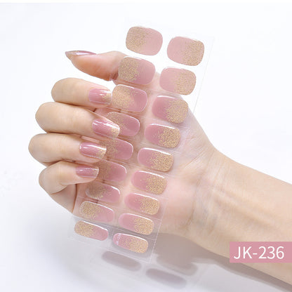 Autocollants pour ongles en forme d'œil de chat transparent glacé Aurora Wear