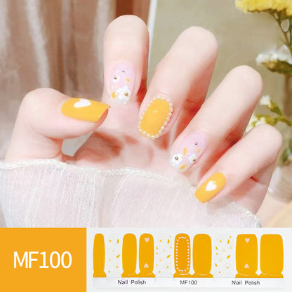 Hand Painted Tulip Smudge Nail Stickers