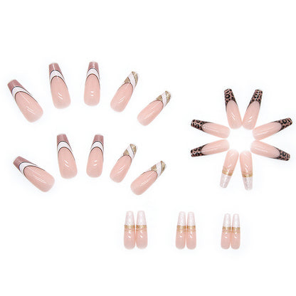 Ballet Armor Fake Nails One Second Wear 24 Pieces Boxed