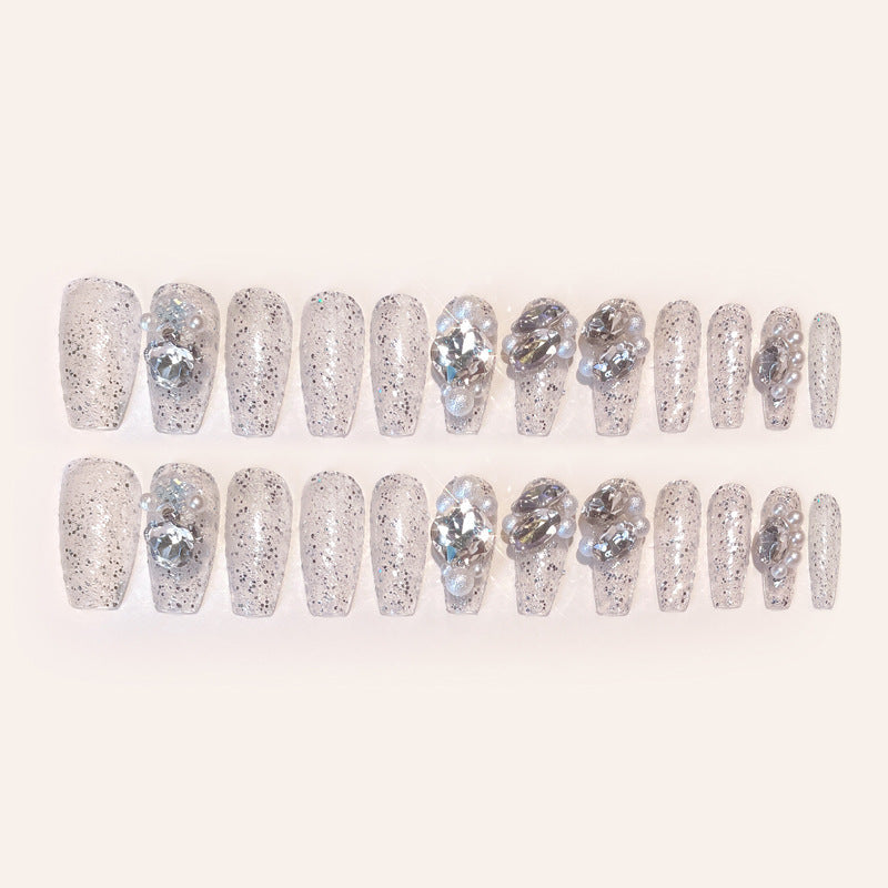 Rhinestone Manicure Wear Nail Pure Desire Wind Nail Patch Wear Nail Diamond Nail Stickers