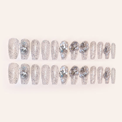 Rhinestone Manicure Wear Nail Pure Desire Wind Nail Patch Wear Nail Diamond Nail Stickers