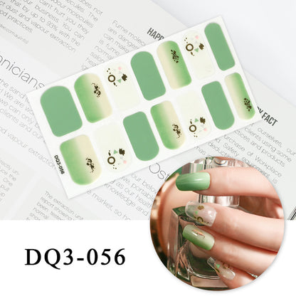 Autocollants pour ongles en couleur Nail Art Simple Fashion