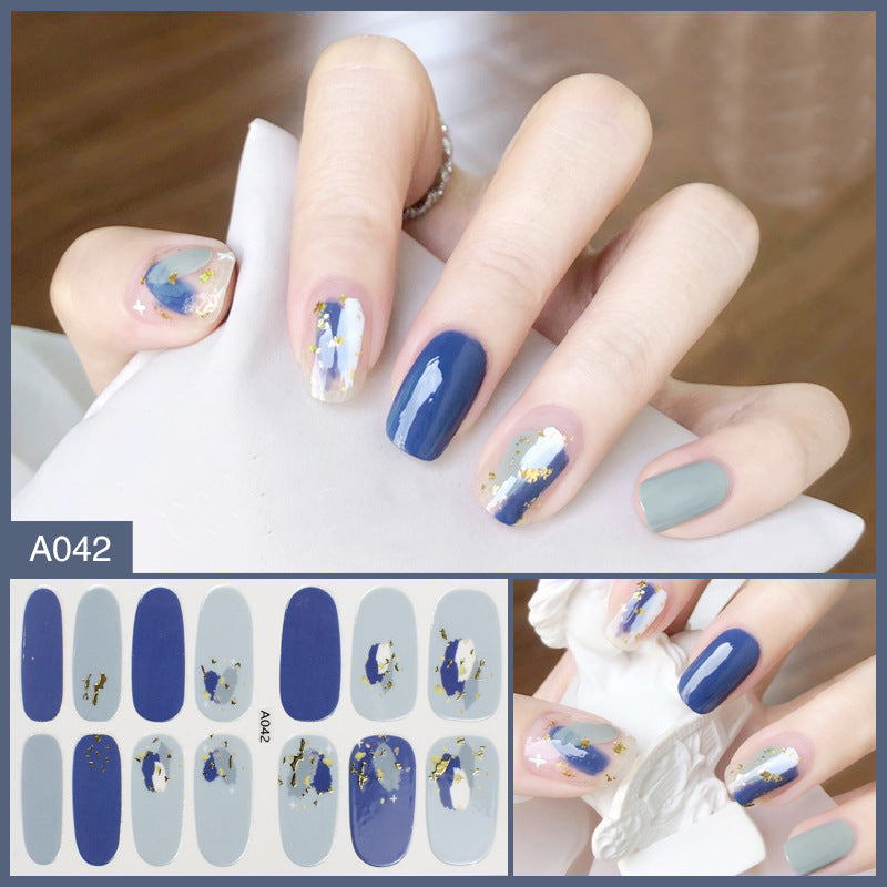 Nail Stickers Female Manicure Full Stickers Finished 3d Waterproof