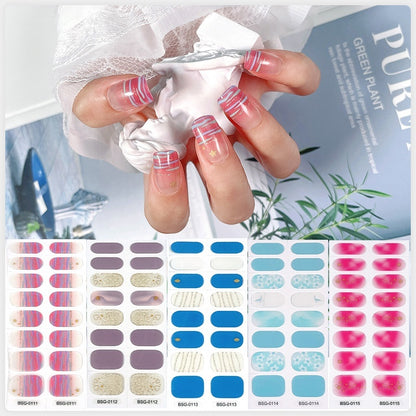 Gel Nail Stickers 3d Phototherapy