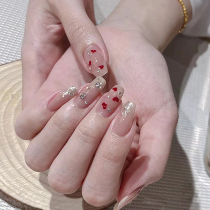 Autocollants pour ongles doux et amoureux de la Saint-Valentin Tanabata