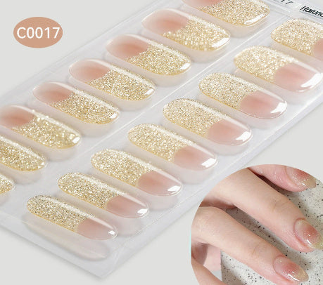 Nail Stickers UV Gel Nail Sticker Semi-curing