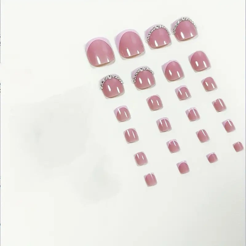 French Classic All-match Fake Nails Detachable