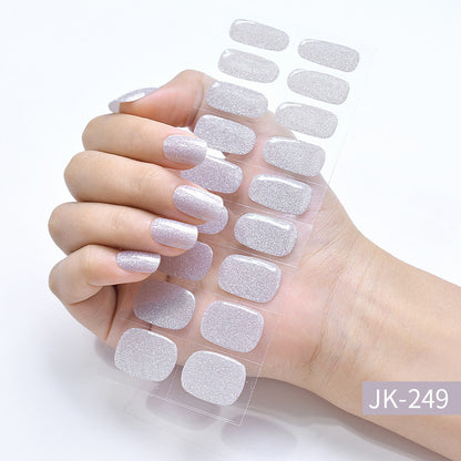 Autocollants pour ongles en forme d'œil de chat transparent glacé Aurora Wear