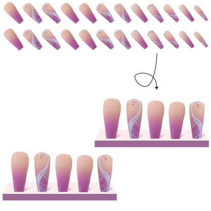 Fake Nails European And American Wear Long