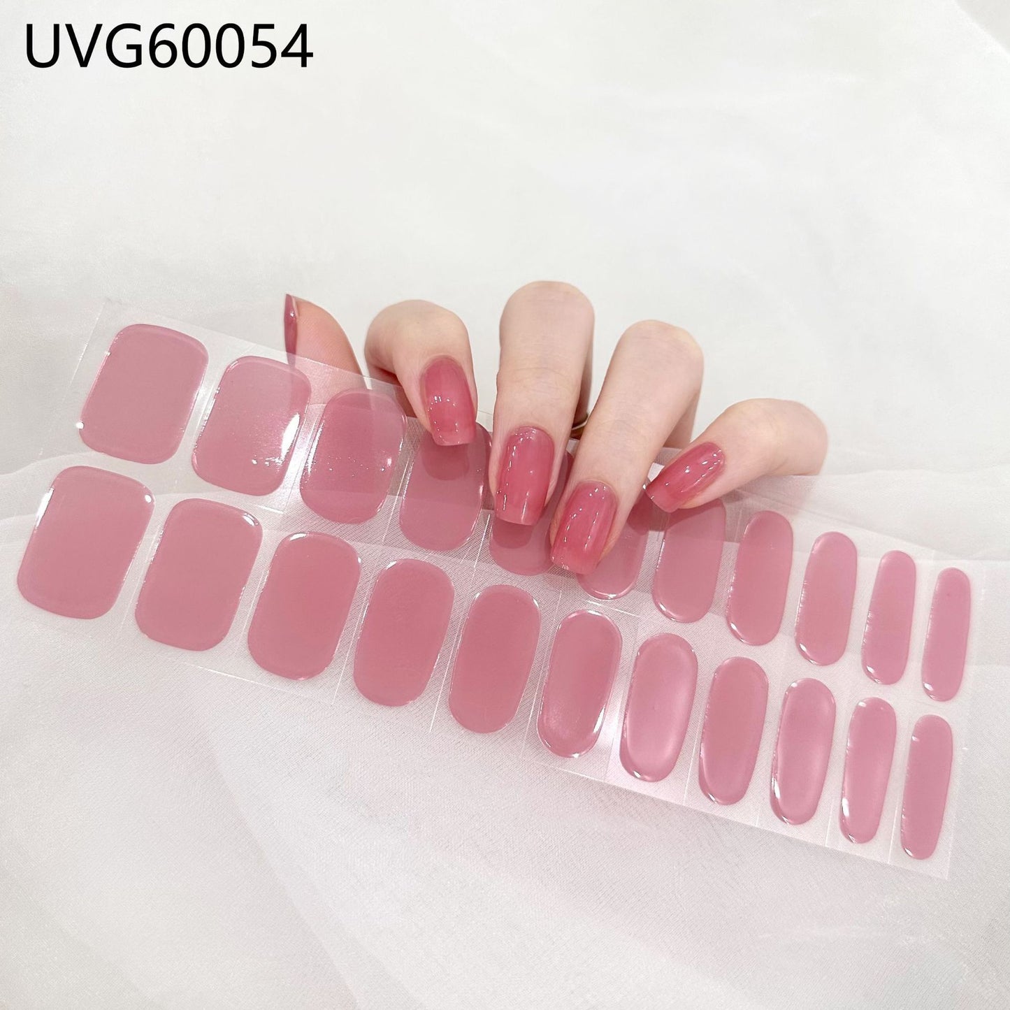 Autocollants pour ongles Blush Gel UV semi-cuit