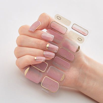 Laser Nail Polish Film Fashion Nail Stickers