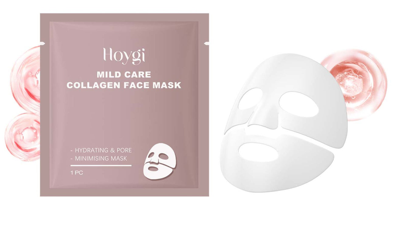 Masque facial au collagène