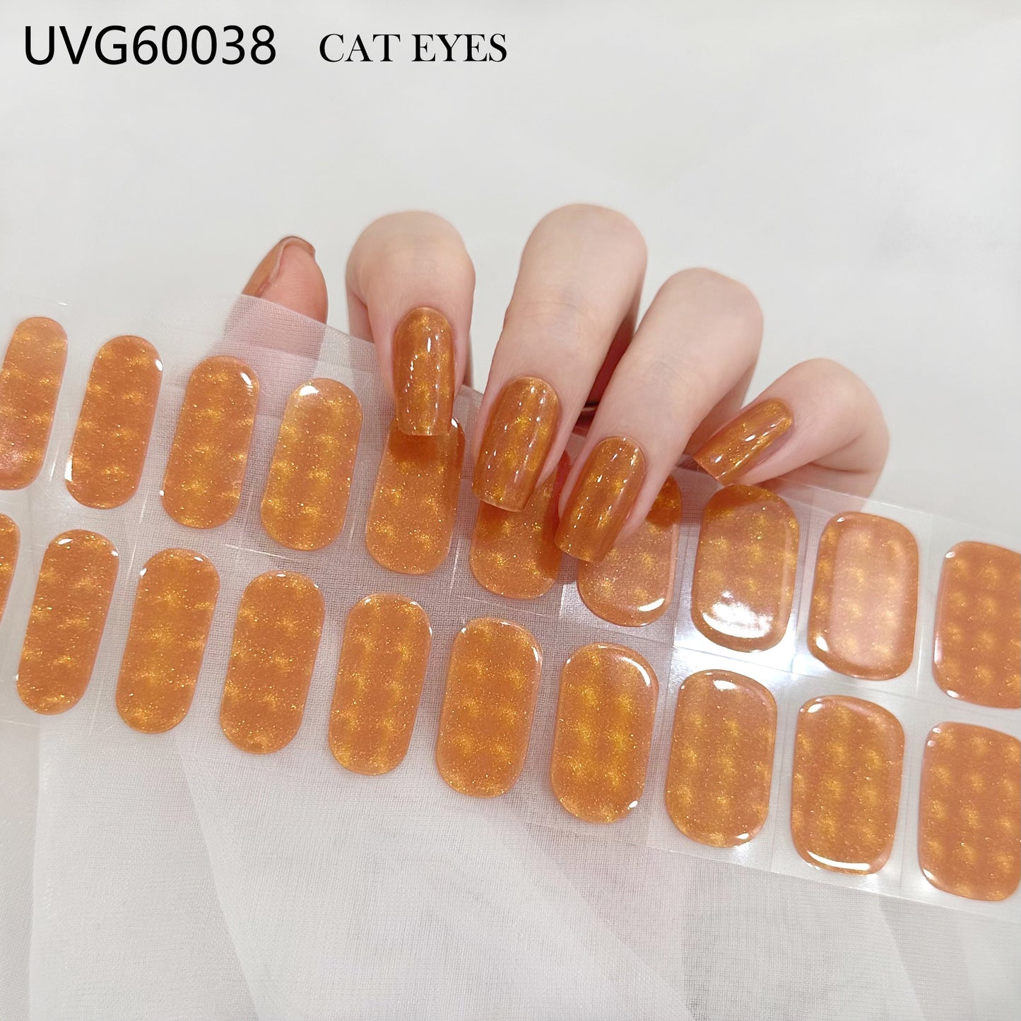 Blush Nail Stickers Uv Semi-baked Gel